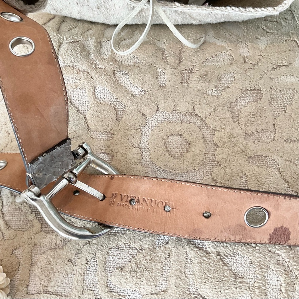 Claudia Akel Handmade Boho Woven/Embroidered/Leather Bucket Bag, EUC - Picture 6 of 9